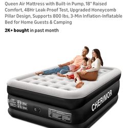Queen Size Air Mattress (18” height)
