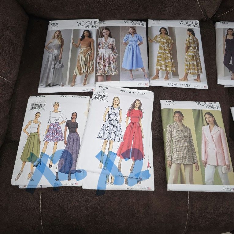 🧵 Sewing Patterns – McCall’s, Vogue, Butterick, Simplicity – $4 Each or 7 for $20