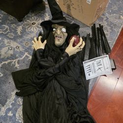 Motion Witch Halloween Decoration