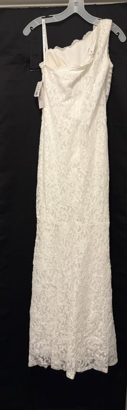 Lace One Shoulder Wedding Dress