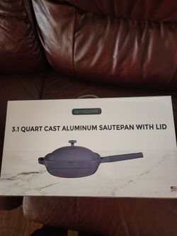 3.1 Quart Cast Aluminum Sautepan With Lid