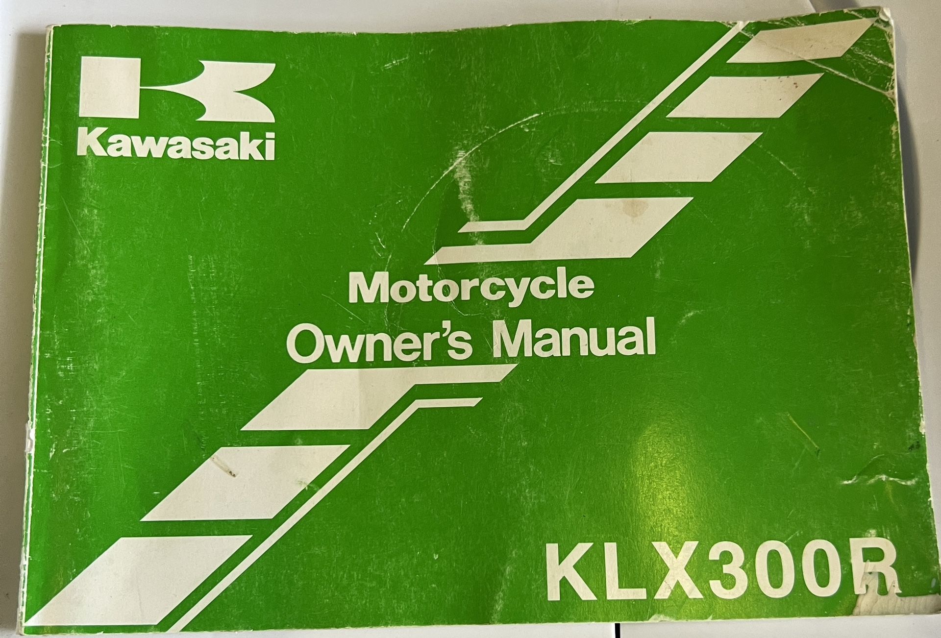 Kawasaki KLX 300R Original Owner’s Manual