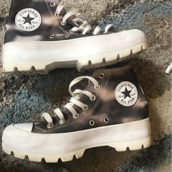Converse All-Star camouflage platform high tops