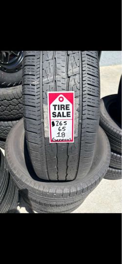 265-65-18 General Grabber Full Used Tire Set $200 Free Mounting and Balancing