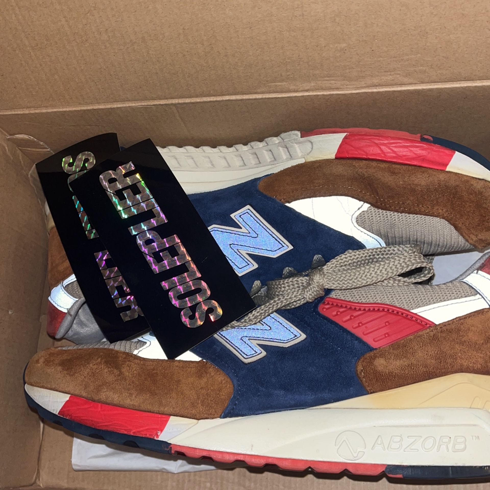 New Balance 998 J Crew Hilltop Blues