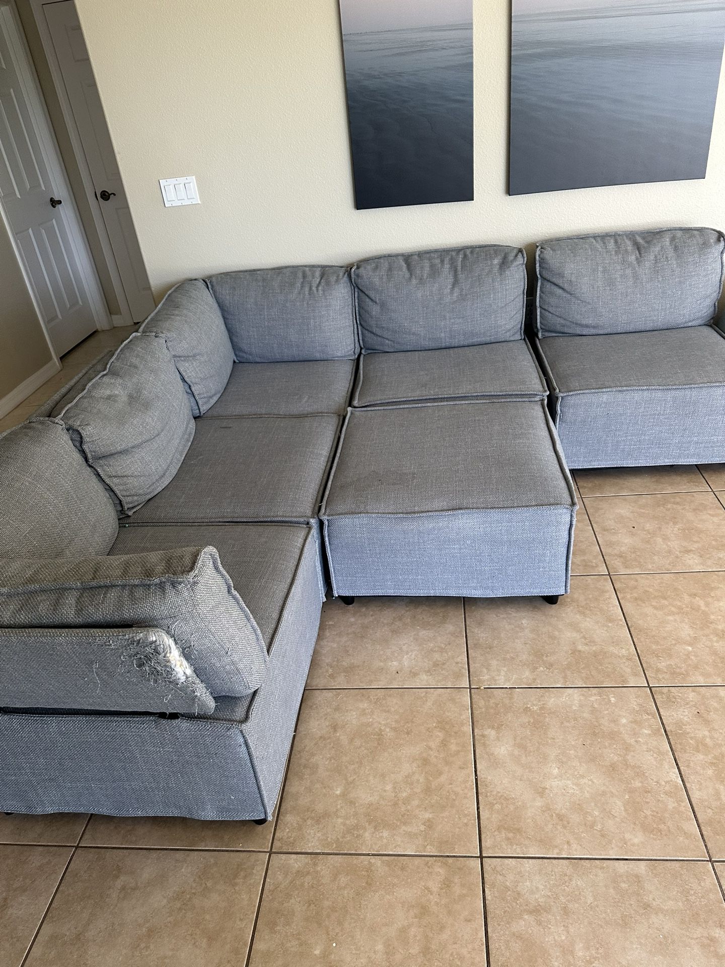 Gray Sofa