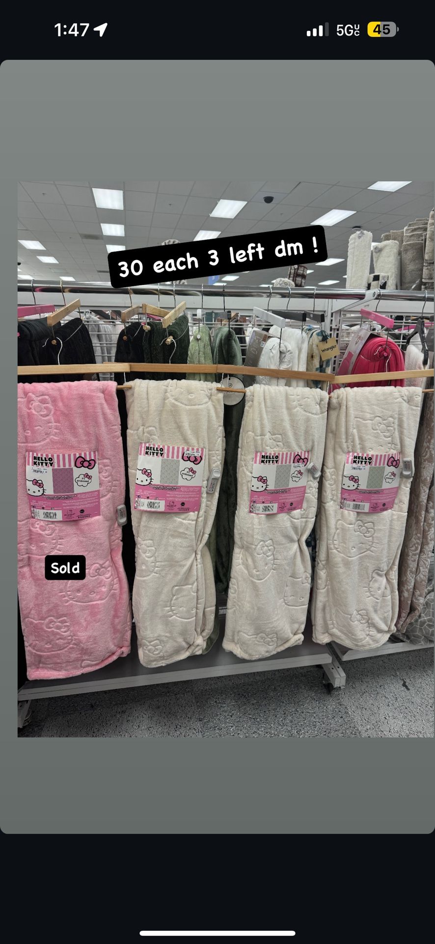 Hello Kitty Blankets 