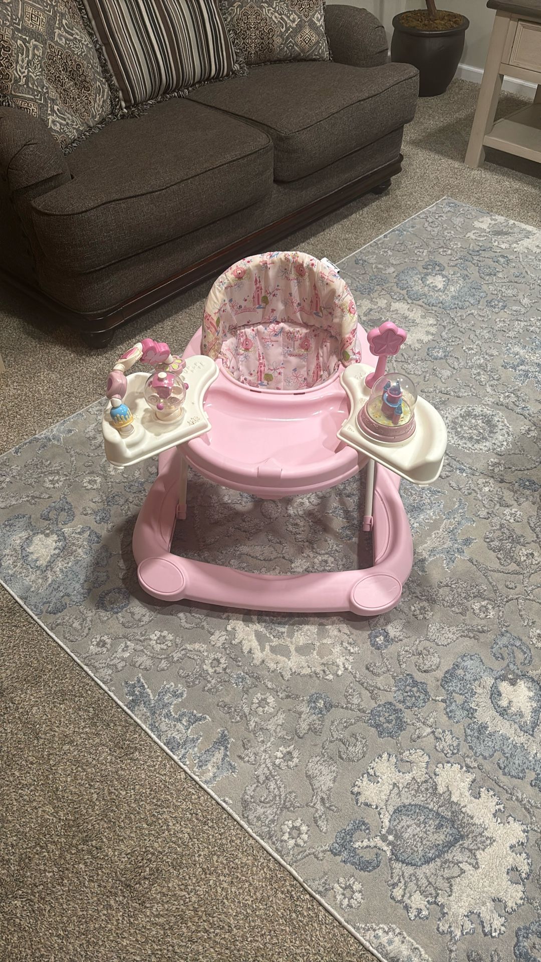 Disney Princess  Baby Walker w/activity Toy Table