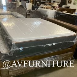 New Queen Nectar Premiere Copper Memory Foam Mattresses 