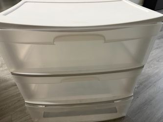Sterilite 3-Drawer Plastic Storage Unit