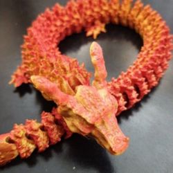 16" 3-D Printed Dragon