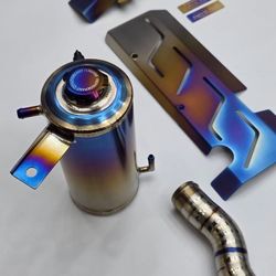 Mazterpiece Automotive Titanium Coolant Reservoir For VQ35 DE Nissan 350z / Infiniti G35