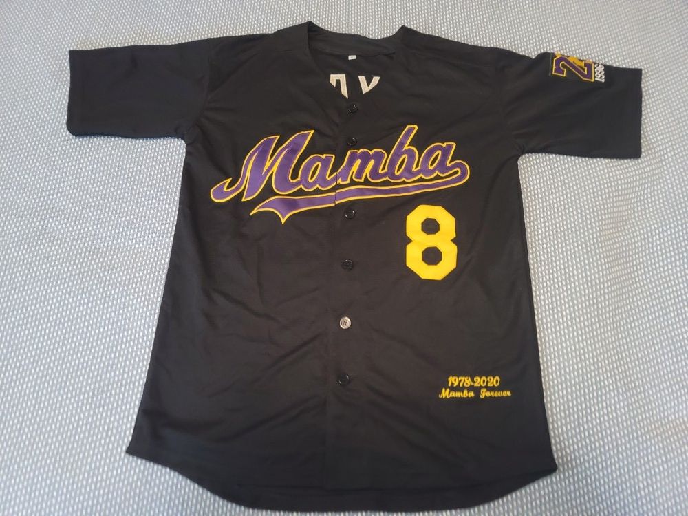 Kobe Bryant Mamba Baseball Jersey Size Small $40 Pickup In Oakdale