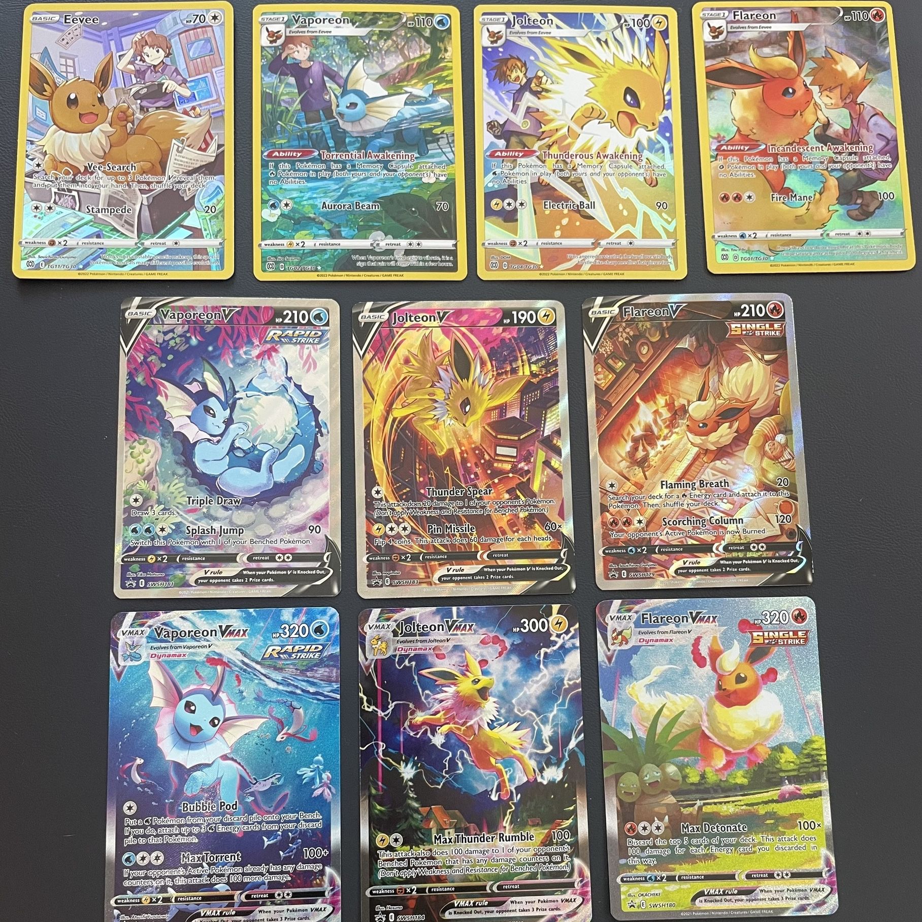 Pokemon Eeveelution 10 Card Set Lot - 6 SWSH Sword & Shield - 4 Brilliant  Stars for Sale in Jamul, CA - OfferUp