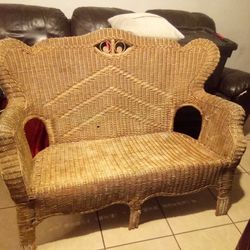 Wicker Love Seat