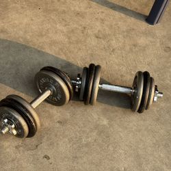 30lb + ea.  Dumbbell Set 