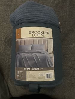 Brooklyn Loom King 3-Piece Coverlet Set