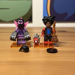 Lego Marvel Spiderman Prowler And Spiderpunk Cmf Minifigures