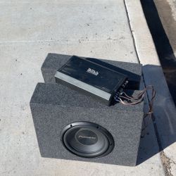 Subwoofer And Amp
