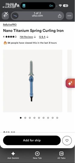 baby bliss curling iron and straighter combo