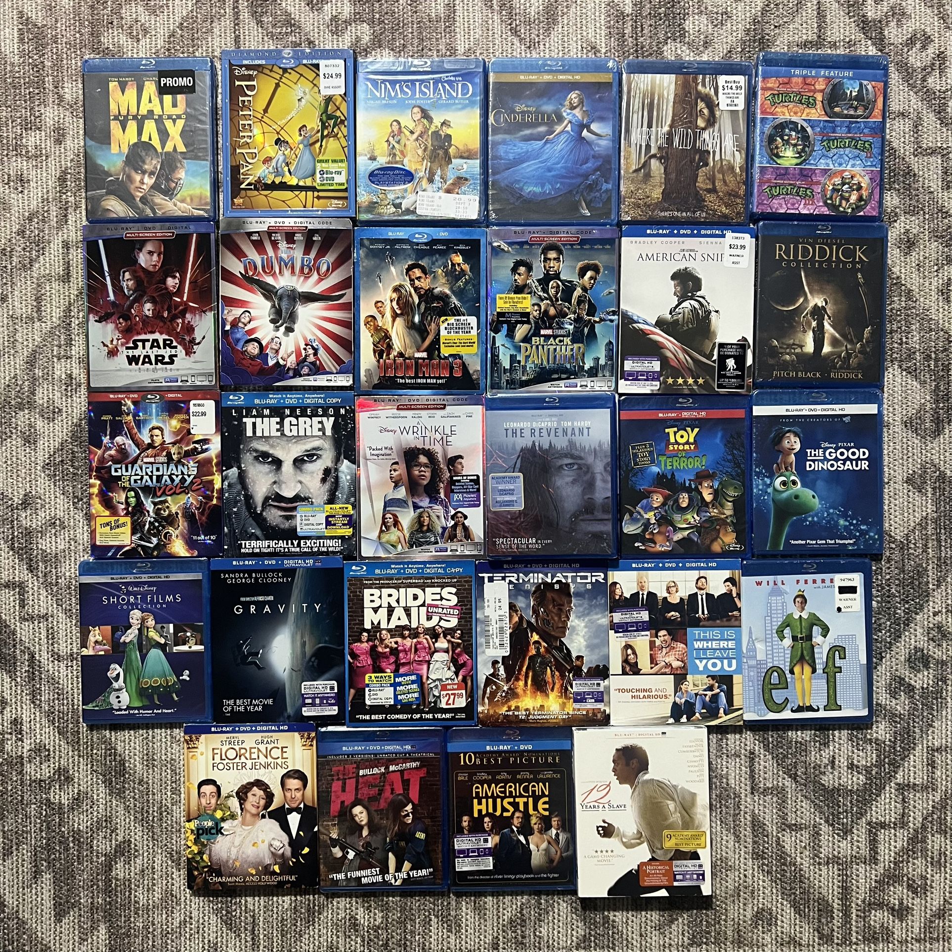 Lots of BRAND NEW Blu-Ray movies