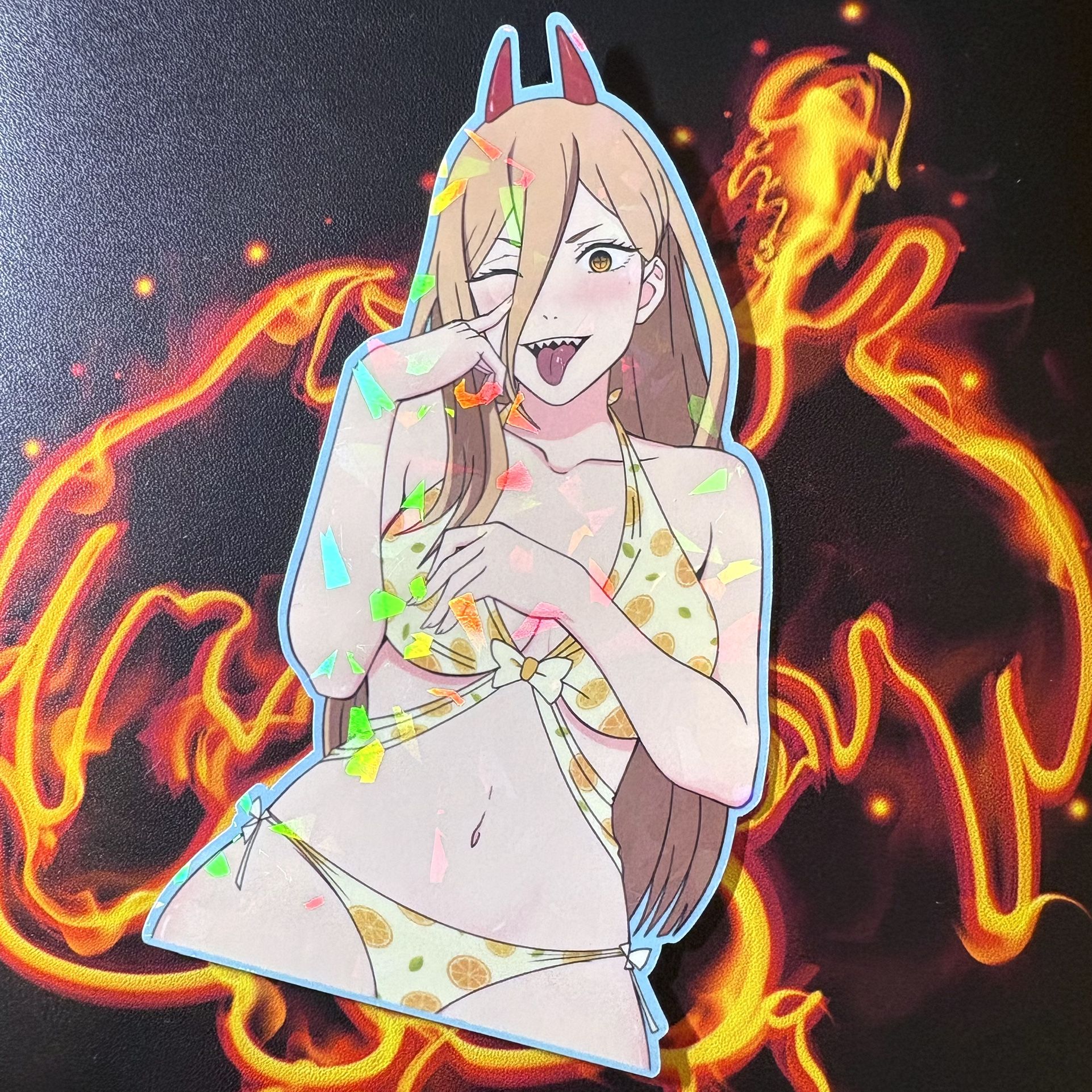 Power Chainsawman Waifu Vinyl Sticker (Anime)
