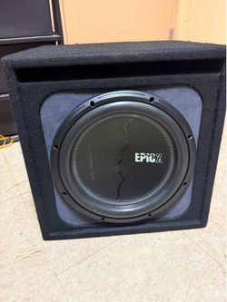EPICX Series 12" Dual Voice Coil Subwoofer, 500W RMS, Dual 2/4 Ohms