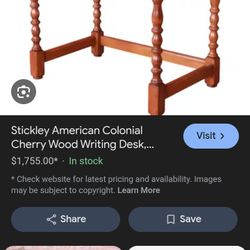Stickley American Colonial Desk