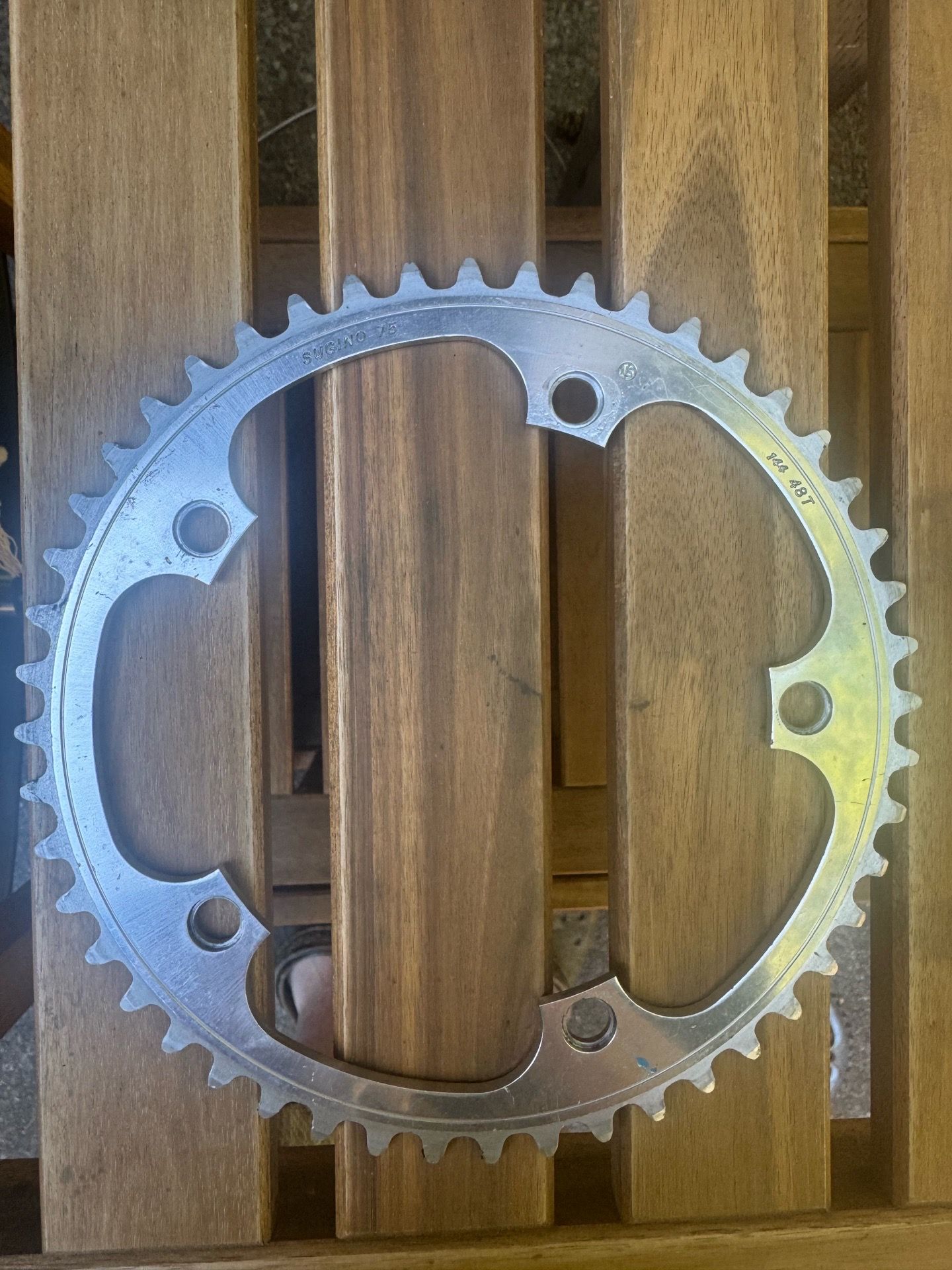 Track bike parts: Sungino, Selle Italia, Truvativ, Shimano, Christophe