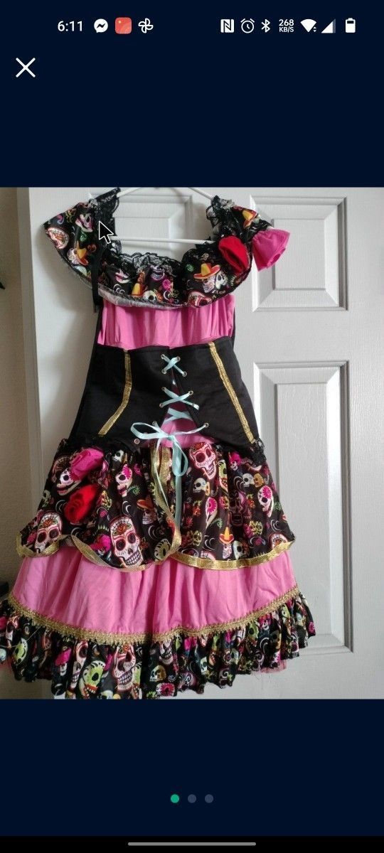 Dia De Los Muertos Costume Dress