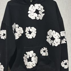 Cotton wreath denim tears