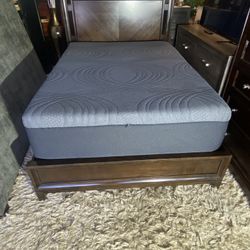 Full Bed Frame And Mattress 
