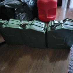 5 Liter Jerry Cans ($5 each; $15 total)