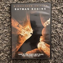 Batman Begins DVD 