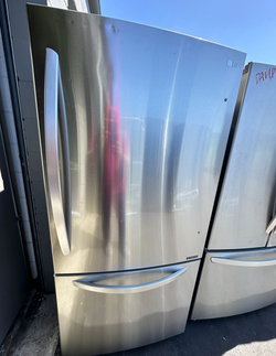 LG Bottom Freezer Stainless Steel Fridge - EnergyEfficient