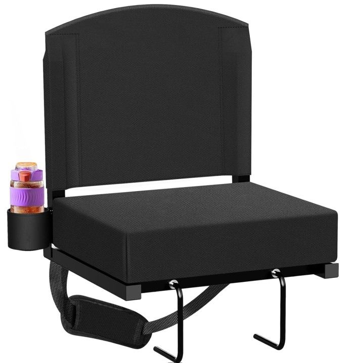 Stadium Seats with Back Support, New Portable Seat for Bleachers Hold up 400lbs
