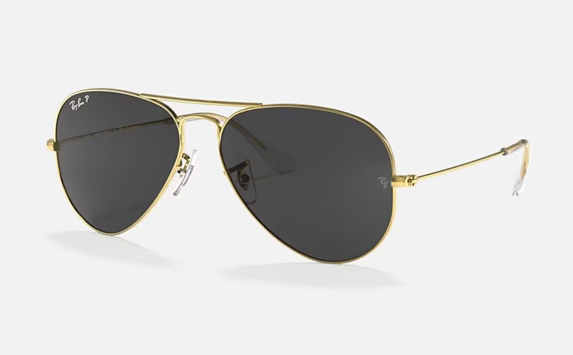 Raybands Sunglasses Gold Frame 