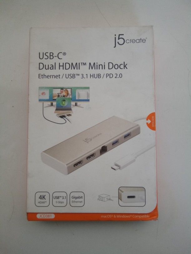 USB-C Dual HDMI Mini Dock