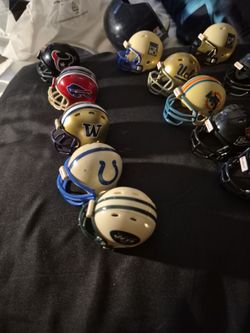 Mini ridell football helmets