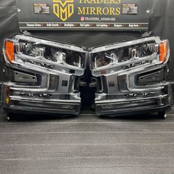 2019 - 2021 Chevy Silverado Headlights Full LED NEW