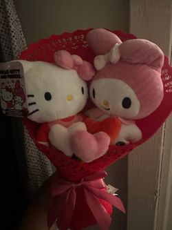 Hello kitty plush bouquet