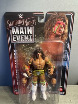 WWE Elite Ultimate Warrior Saturday Night’s Main Event Mattel Figure New Sealed