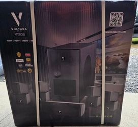 Voltara VT109 5.1 Channel Home Theater Speaker System, 1500W, Black