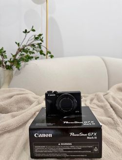 Canon G7x Mark III  Digital Camera BLACK