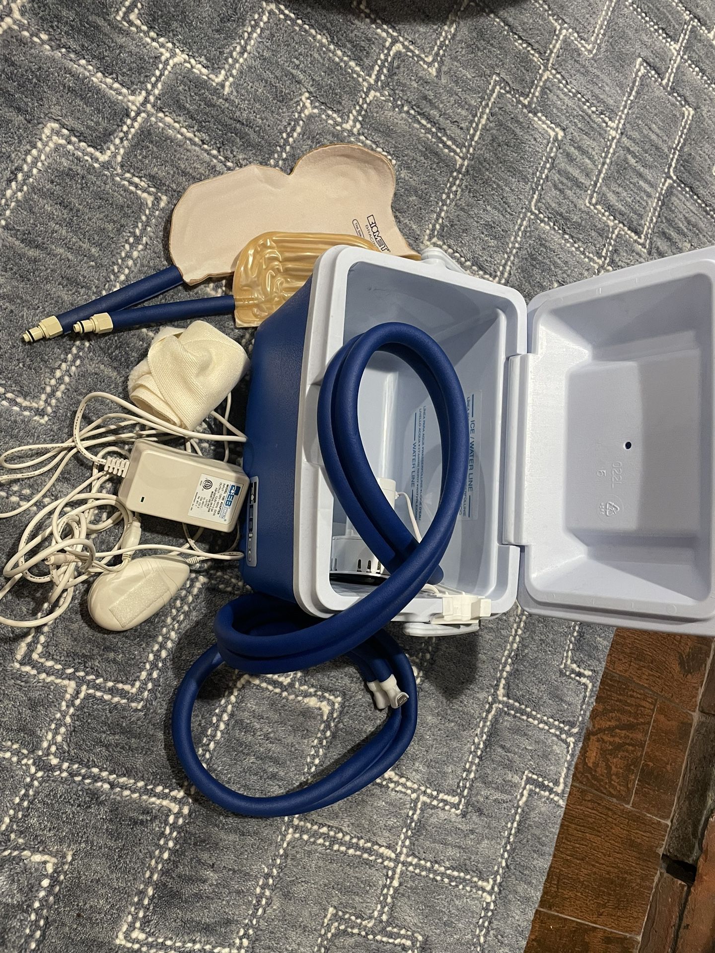 EB Ice Machine Therapy After Knee Surgery