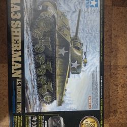  RC Sherman M4A3 1/35 Tamiya Battle Tank    
