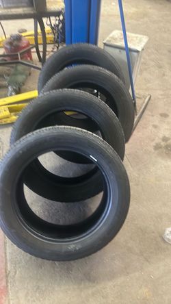 225/55/18 tires set used Keely touring