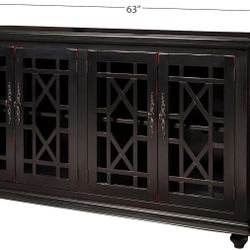 Martin Svensson Home Cassandra 63" TV Stand, Antique Black