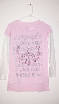 Long sleeve shirt, Justice brand, size 18 for girl