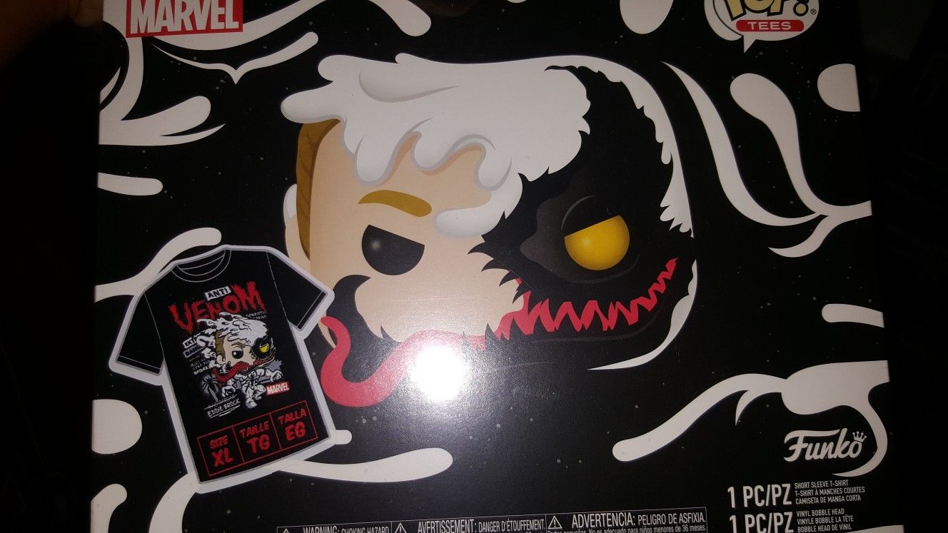 Anti-venom Funko Pop XL BoxLunch exclusive t-shirt box
